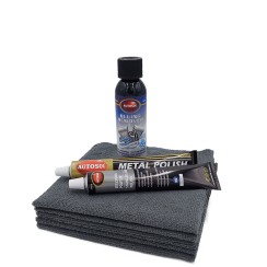 Set de vernis d'échappement en acier inoxydable