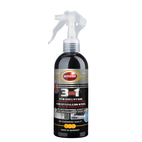 Autosol 3 en 1 para acero inoxidable 250 ml