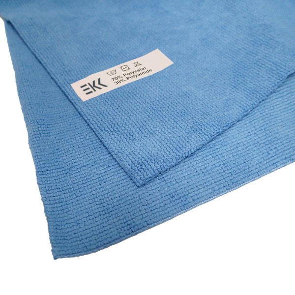 Chiffon microfibre laser 40 x 40 cm bleu (5 pièces)