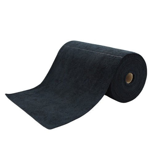 Chiffon microfibre en rouleau - Zwart 30 x 30 cm - 75 pièces