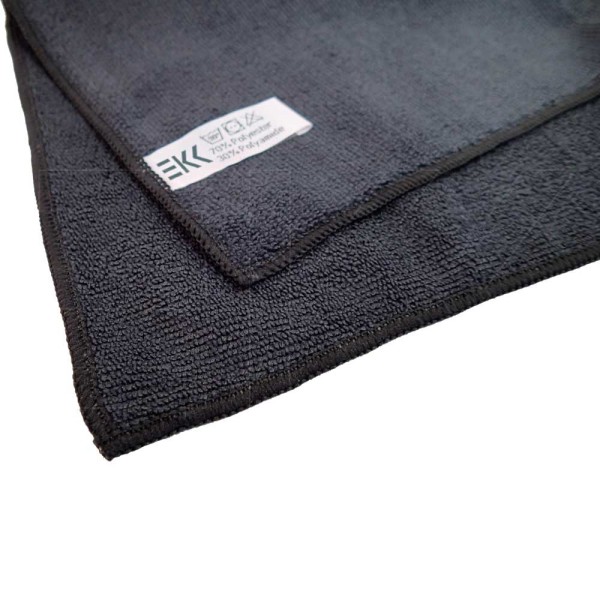 Chiffon en microfibre Maxi Soft 40 x 85 cm noir (2 pièces)