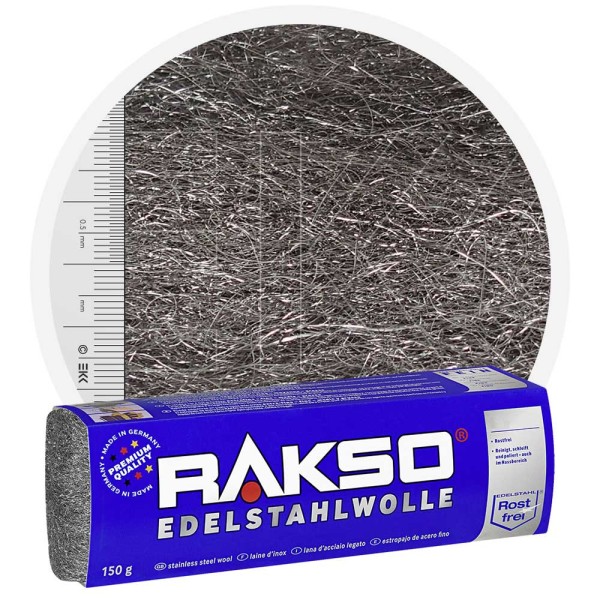 Rakso Laine dacier inoxydable GROSSIÈRE 150gr