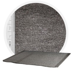 Laine d’acier inoxydable 1.4113 - 1000 mm, 30 μm, ± 1200 gr/m2 (au mètre)