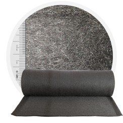 Laine d’acier inoxydable 1.4113 point de croix 1000 mm - 30 μm, ± 1200 gr/m2