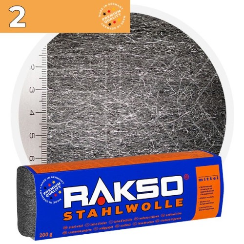 Rakso Stahlwolle 2 MITTEL