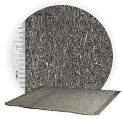 Laine d’acier inoxydable 1.4113 - 1000 mm, 70 μm, ± 1200 gr/m2 (au mètre)