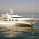 Superyacht nettoyant des produits. Polissage et protection de l'acier inoxydable, de l'aluminium et autres