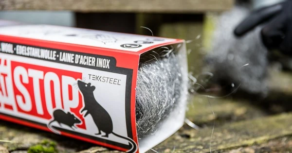 Laine d'acier contre les souris, les rats et autres animaux nuisibles
