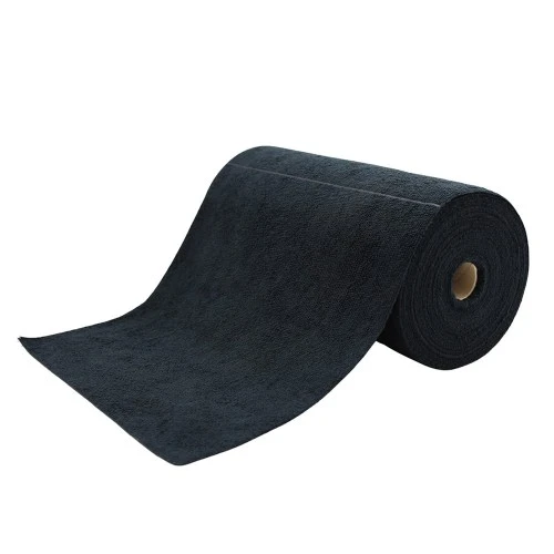 Chiffon microfibre en rouleau - Zwart 30 x 30 cm - 75 pièces