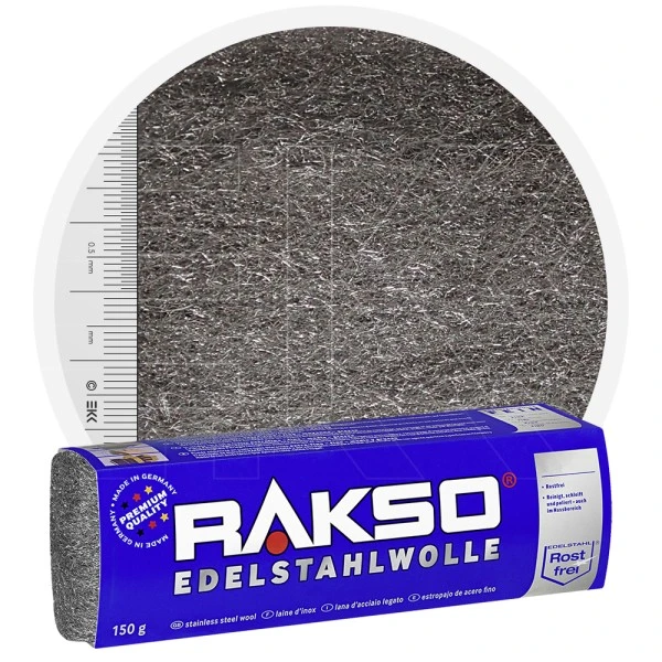 RAKSO Laine dacier inoxydable EXTRA FINE 150gr